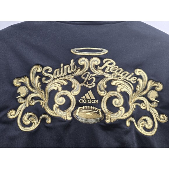 Adidas Reggie Bush 25th Anniversary Saints Jacket Reversible Jesse Pinkman M - Picture 8 of 14